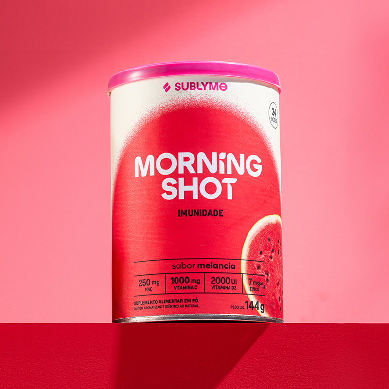 Embalagem de Morning Shot sabor melancia